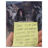 Framed Signed Numbered Native American Print - Penny Anne Cross - "The Bounty Hunter"