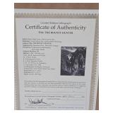 Framed Signed Numbered Native American Print - Penny Anne Cross - "The Bounty Hunter"