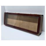 Long Tabletop or Wall Display Case