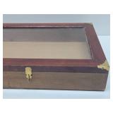 Long Tabletop or Wall Display Case