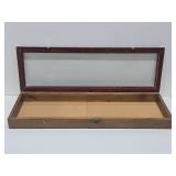 Long Tabletop or Wall Display Case