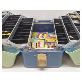 Nice Large Fishing Tackle Box w/Lures & Supplies