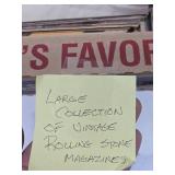 Large Lot of Vintage ROLLING STONE Magazines