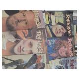 Large Lot of Vintage ROLLING STONE Magazines