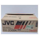 Excellent Working Vintage JVC Model RX-206BK Stereo Synthesizer Receiver w/Box