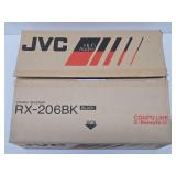 Excellent Working Vintage JVC Model RX-206BK Stereo Synthesizer Receiver w/Box