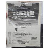 Excellent Working Vintage JVC Model RX-206BK Stereo Synthesizer Receiver w/Box