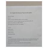 Excellent Working Vintage JVC Model RX-206BK Stereo Synthesizer Receiver w/Box