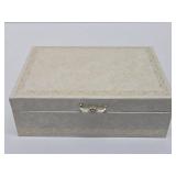 Vintage Jewelry Box Full of Cristian Jewelry Crosses etc - Including Sterling Silver