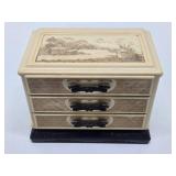Nice Vintage Japanese Celluloid Jewelry Box