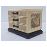 Nice Vintage Japanese Celluloid Jewelry Box