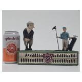 Working Antique Style Cast Iron Coin Bank