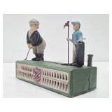 Working Antique Style Cast Iron Coin Bank