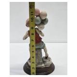 Signed Giuseppe Armani Sculpture - "Boy with Balloons" - Made in Italy