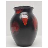 Vintage Poole Pottery Galaxy Vase w/Lava Glaze - 8"