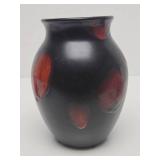 Vintage Poole Pottery Galaxy Vase w/Lava Glaze - 8"