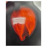 Vintage Poole Pottery Galaxy Vase w/Lava Glaze - 8"