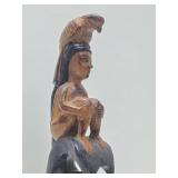 16" Vintage Alaskan Made Carved Wood Totem