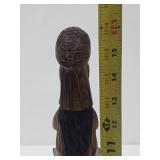 16" Vintage Alaskan Made Carved Wood Totem