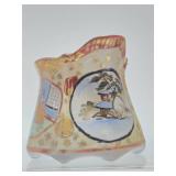 Vintage Japanese Hand painted Kutani Cream & Sugar Bowl