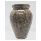 Small Genuine Picasso Jasper Stone Vase - 3.75"