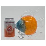 Small Art Glass Murano Style Fish & Bird