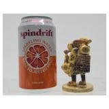 Signed Vintage Japanese Faux Ivory Figure - 3.75"