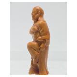 Vintage Carved 3.5" Chine Luohan Figure
