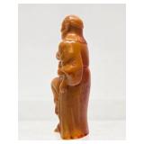 Vintage Carved 3.5" Chine Luohan Figure
