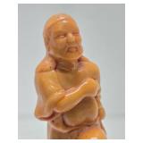 Vintage Carved 3.5" Chine Luohan Figure