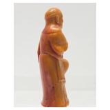 Vintage Carved 3.5" Chine Luohan Figure