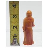 Vintage Carved 3.5" Chine Luohan Figure