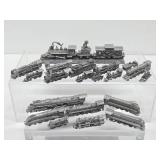 Collection of Pewter Locomotives / Trains - Many Franklin Mint