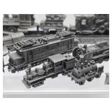 Collection of Pewter Locomotives / Trains - Many Franklin Mint