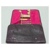 Antique Celluloid Vanity Set w/Original Leather Case