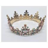 Lovely Metal Rhinestone Encrusted Tiara / Crown