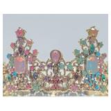 Lovely Metal Rhinestone Encrusted Tiara / Crown