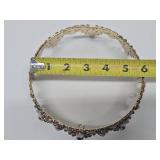 Lovely Metal Rhinestone Encrusted Tiara / Crown