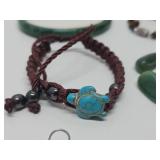 Nice Group of Assorted Gemstone Jewelry & Loose Stones