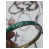 Nice Group of Assorted Gemstone Jewelry & Loose Stones