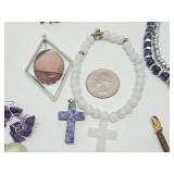Nice Group of Assorted Gemstone Jewelry & Loose Stones