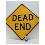 Large Metal DEAD END Street Sign