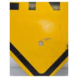 Large Metal DEAD END Street Sign