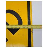 Large Metal DEAD END Street Sign