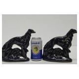 Pair of Signed ROSEMEADE Art Deco Borzoi or Wolfhounds