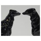 Pair of Signed ROSEMEADE Art Deco Borzoi or Wolfhounds