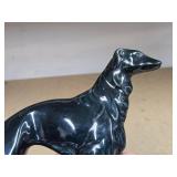 Pair of Signed ROSEMEADE Art Deco Borzoi or Wolfhounds