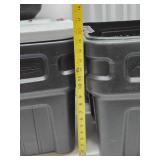 3 Nice Condition RUBBERMAID Action Packer Bins w/Lids