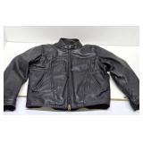 Excellent HARLEY DAVIDSON Leather Motorcycle Jacket - FXRG - Size L