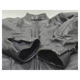 Excellent HARLEY DAVIDSON Leather Motorcycle Jacket - FXRG - Size L